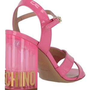Moschino Pink Strappy Heeled Sandals